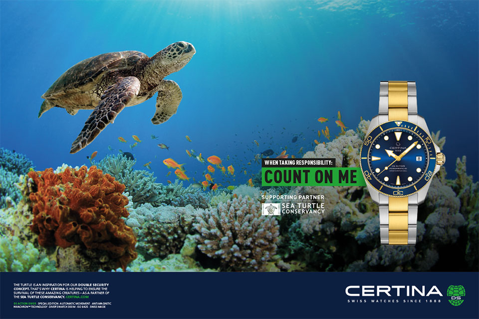 certina ad aqua turtle image - FACES.ch