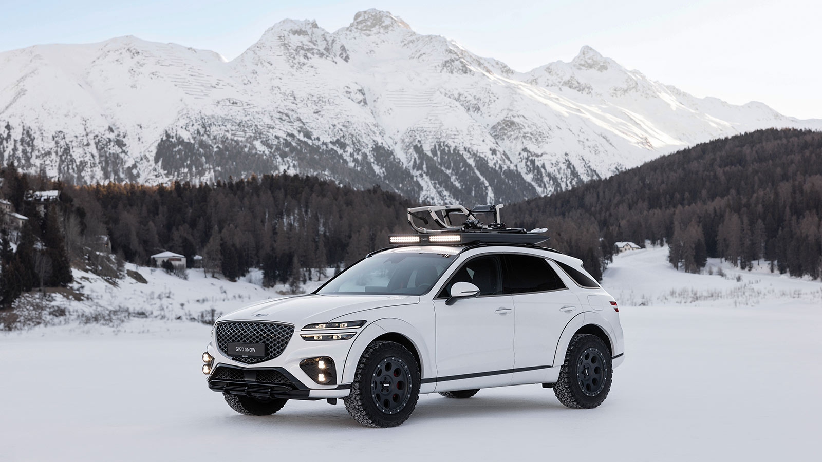 Genesis GV70 Snow: das neue Auto für AbenteurerInnen Teaser