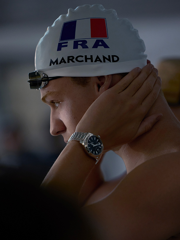 Legends inspire Legends – Michael Phelps und Léon Marchand im Gespräch mit Omega