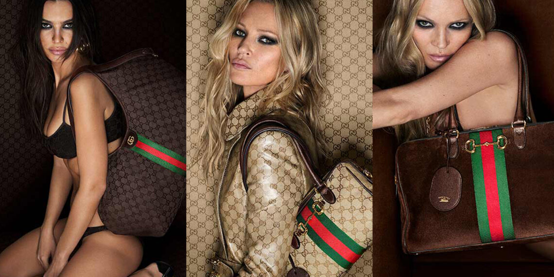 Beauty and the Bag: Kate Moss und Emrata in der neuen Gucci-Kampagne